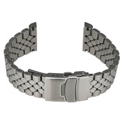 Islander 20mm Brushed and Polished Scales Bracelet for Citizen Automatic Promaster Dive Watch #BRAC-127