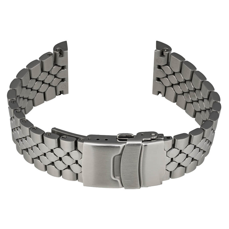 Islander 20mm Brushed and Polished Scales Bracelet for Citizen Automatic Promaster Dive Watch #BRAC-127