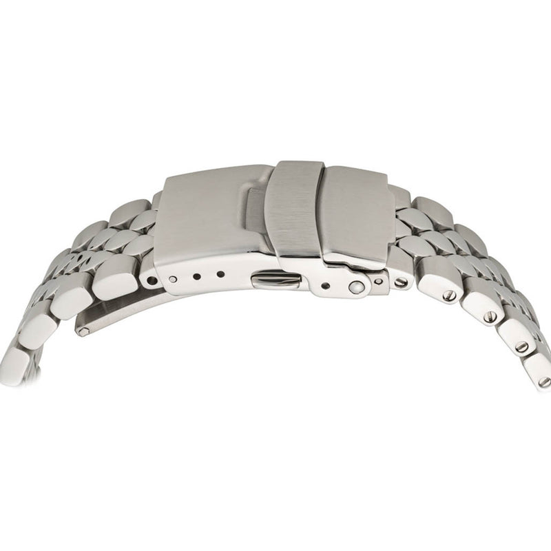 Islander 20mm Brushed and Polished Scales Bracelet for Citizen Automatic Promaster Dive Watch #BRAC-127