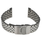 Islander 22mm Brushed and Polished Scales Bracelet for Seiko 5KX Watches #BRAC-129