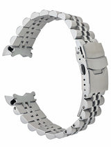 Islander Brushed and Polished Solid-Link Watch Bracelet #BRAC-26