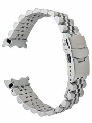 Islander 22mm Brushed and Polished Solid-Link Watch Bracelet for Orient Kamasu #BRAC-26