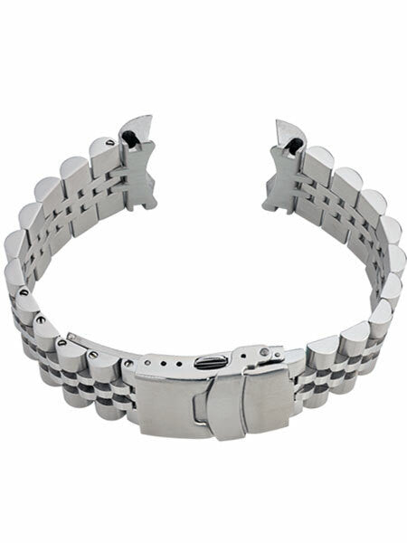 Islander 22mm Brushed and Polished Solid-Link Watch Bracelet for Orient Kamasu #BRAC-26