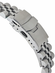 Islander 22mm Brushed and Polished Solid-Link Watch Bracelet for Orient Kamasu #BRAC-26