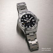 Islander 20mm Brushed Solid-Link Bracelet for Orient Mako 40 Watch #BRAC-148
