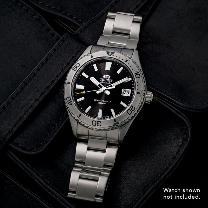 Islander 20mm Brushed Solid-Link Bracelet for Orient Mako 40 Watch #BRAC-148