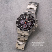 Islander 22mm Brushed Link Bracelet for Orient Mako Solar Chronograph #BRAC-154