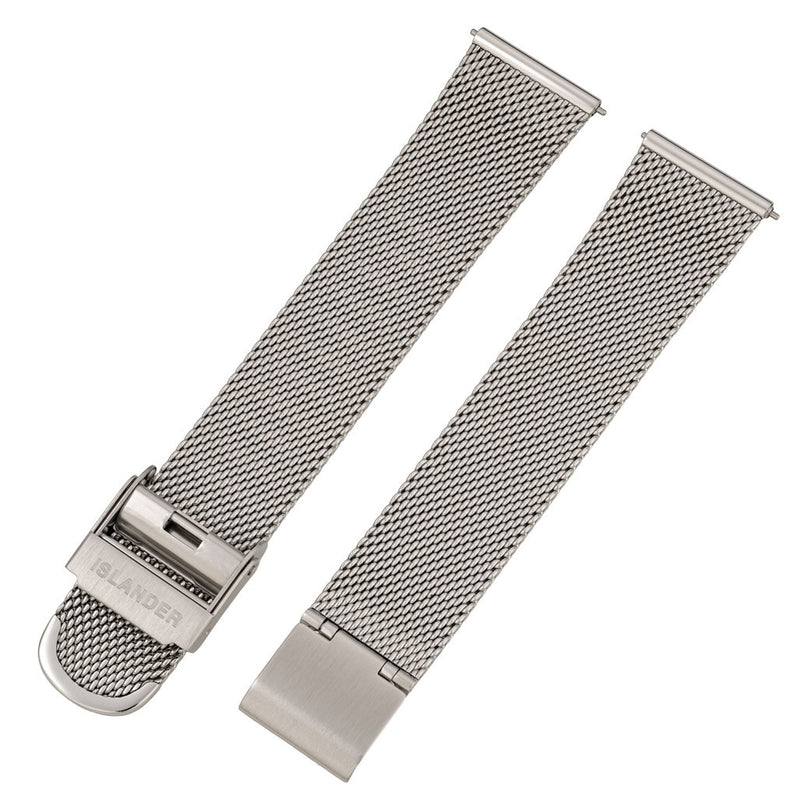 Islander 18mm Silver Fine Mesh Bracelet #BRAC-170