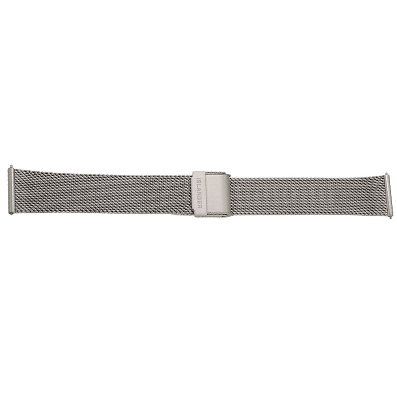 Islander 18mm Silver Fine Mesh Bracelet #BRAC-170