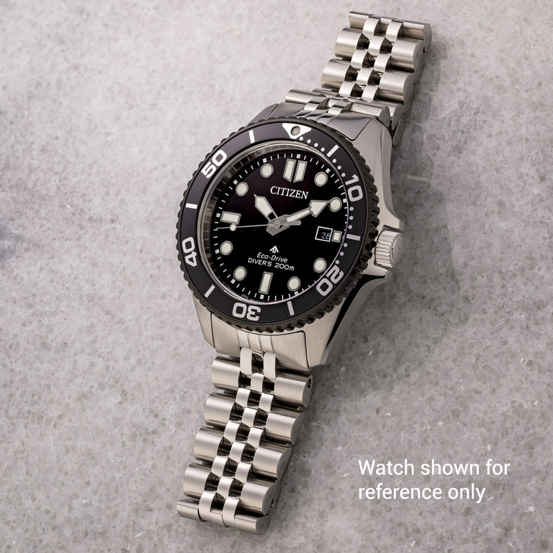 Islander 20mm Brushed and Polished Bracelet for Citizen 41mm Promaster Dive Watch #BRAC-182