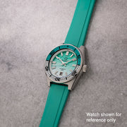 Islander 20mm Seafoam Green FKM Rubber Strap with Straight Ends #BRAC-201