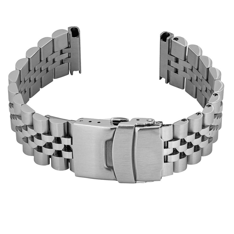 Islander 20mm Universal Fit Brushed and Polished Solid-Link Watch #BRAC-29