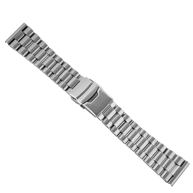 Islander 22mm Universal Fit Brushed Solid-Link Watch Bracelet #BRAC-32 full