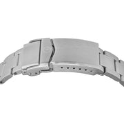 Islander 20mm Fully Brushed Solid-Link Watch Bracelet for the Northport #BRAC-37 closed clasp