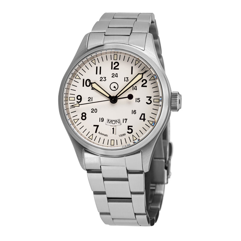 Islander Brushed Watch Bracelet for the Mitchel Field Watch #BRAC-39 on watch