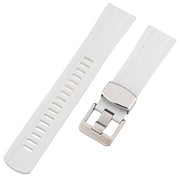 Islander 22mm Pure White FKM Rubber Strap with Straight Ends #BRAC-45
