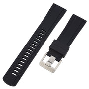 Islander 20mm Black FKM Rubber Strap with Straight Ends #BRAC-46