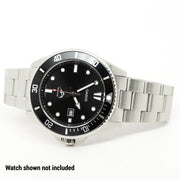 Islander 22mm Brushed Solid-Link Watch Bracelet for Casio Duro Quartz Dive Watch #BRAC-74 optional