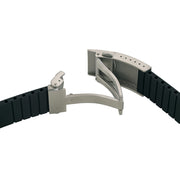 Islander 22mm Black FKM Rubber Strap with Curved Ends for SKX007 Cases #BRAC-76 clasp