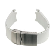 Islander 22mm White FKM Rubber Strap with Curved Ends for SKX007 Cases #BRAC-77 side