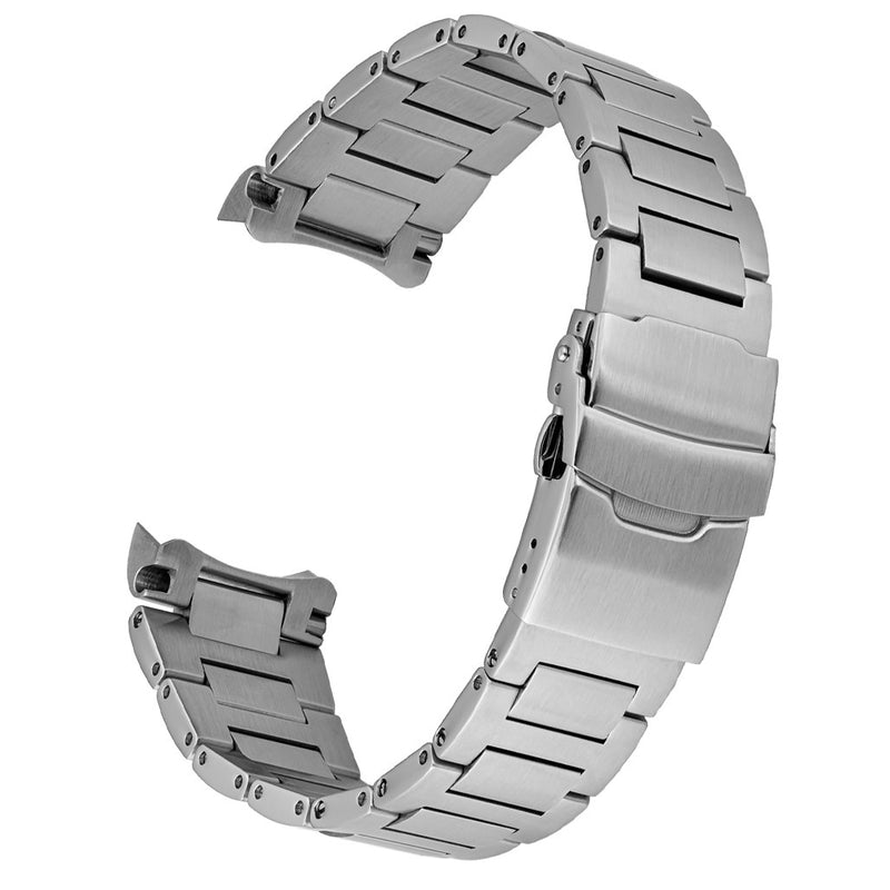 Islander 22mm H-Link Solid-Link Watch Bracelet for SKX007 and Islander 43mm Dive Watches Curved End #BRAC-81 tilt