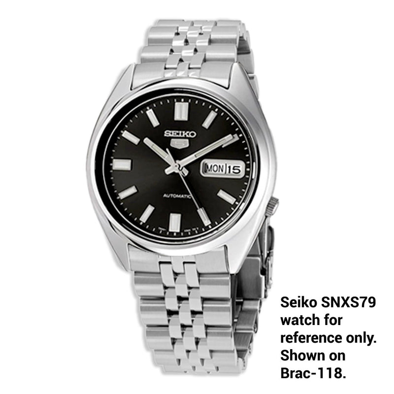 Islander 19mm Brushed and Polished Bracelet for Seiko SNXS79 (7S26-0480) Watch #BRAC-118