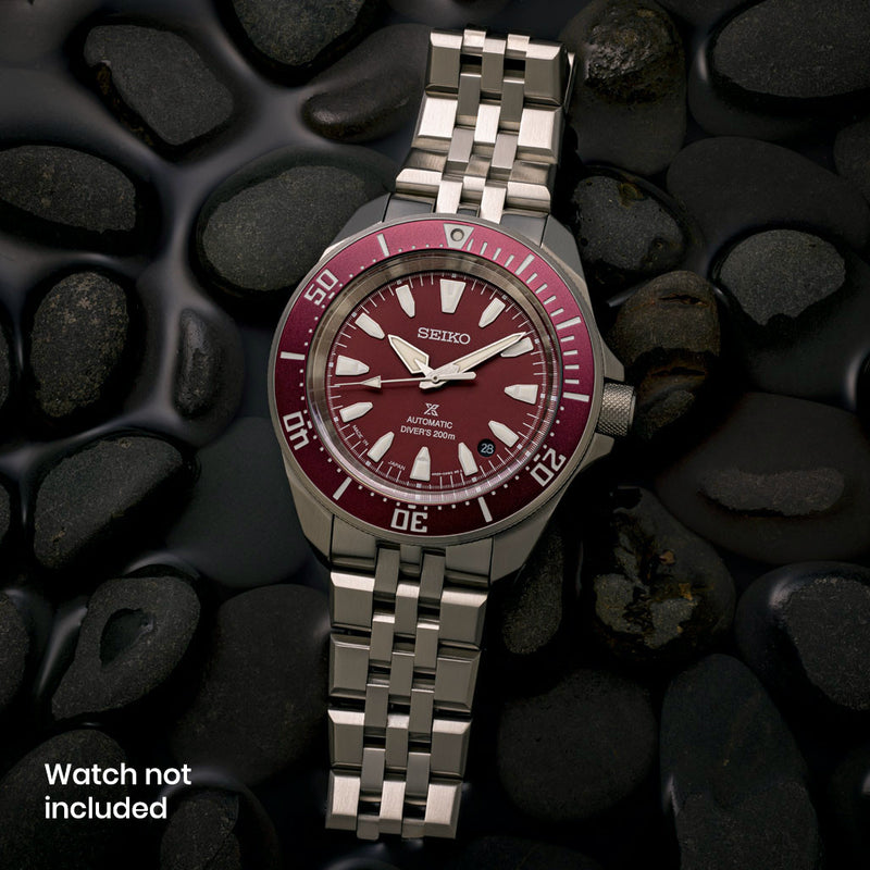 Islander 20mm Brushed 5-Link Bracelet for 42mm Seiko Samurai #BRAC-134