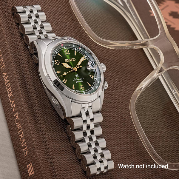 Islander 20mm Brushed and Polished Bracelet for Seiko SARB017 and Alpinist Cases #BRAC-140