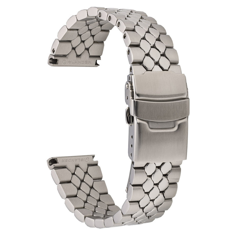 Islander 20mm Universal Fit Scales Watch Bracelet #BRAC-143