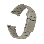 Islander 22mm Blasted Titanium Bracelet for Sands Point or SKX007 Titanium Watches #BRAC-80tilt