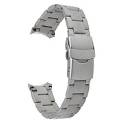 Islander 22mm Blasted Solid-Link Bracelet for Seiko 5 SNZG Watches #BRAC-96