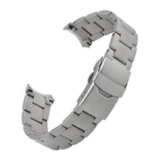 Islander 22mm Blasted Solid-Link Bracelet for Seiko 5 SNZG Watches #BRAC-96