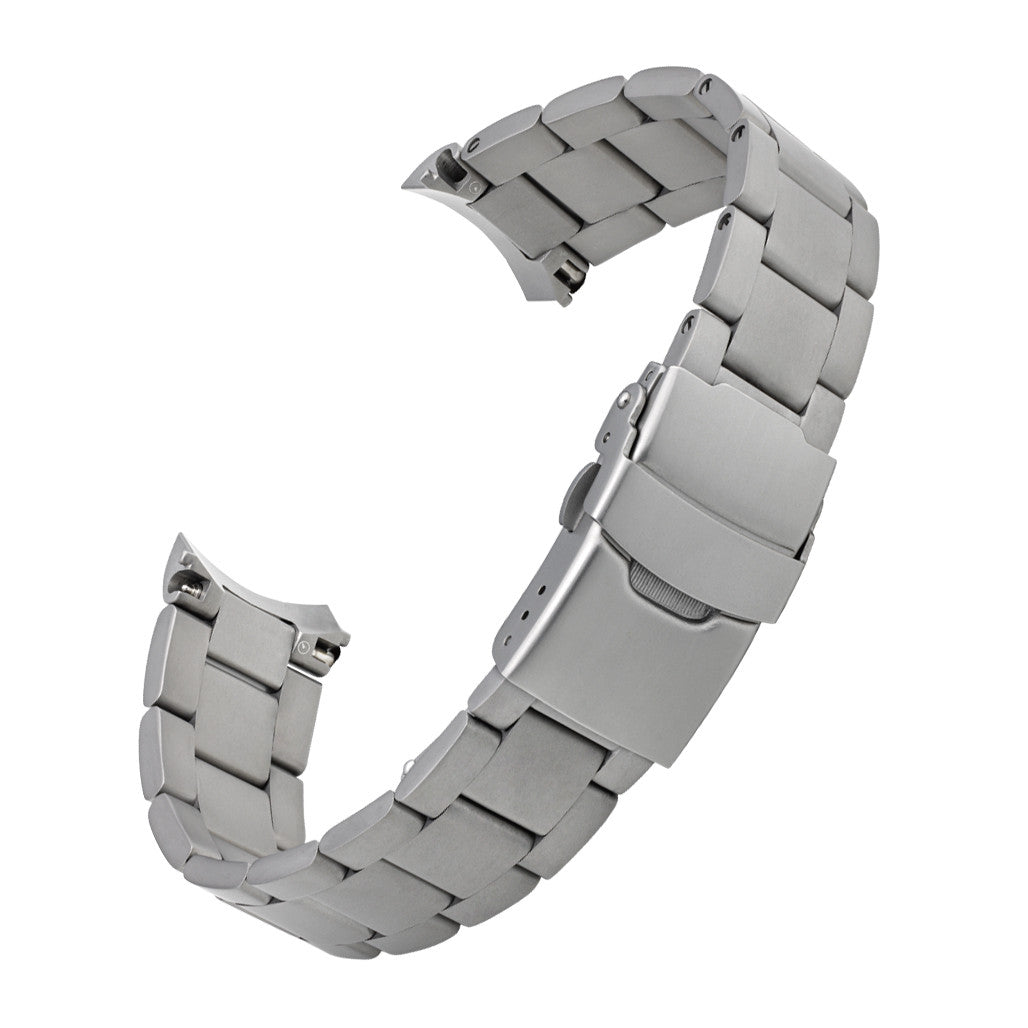 Islander 18mm Blasted Solid-Link Bracelet for Seiko 5 SNK80X