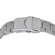 Islander 22mm Blasted Solid-Link Bracelet for Seiko 5 SNZG Watches #BRAC-96