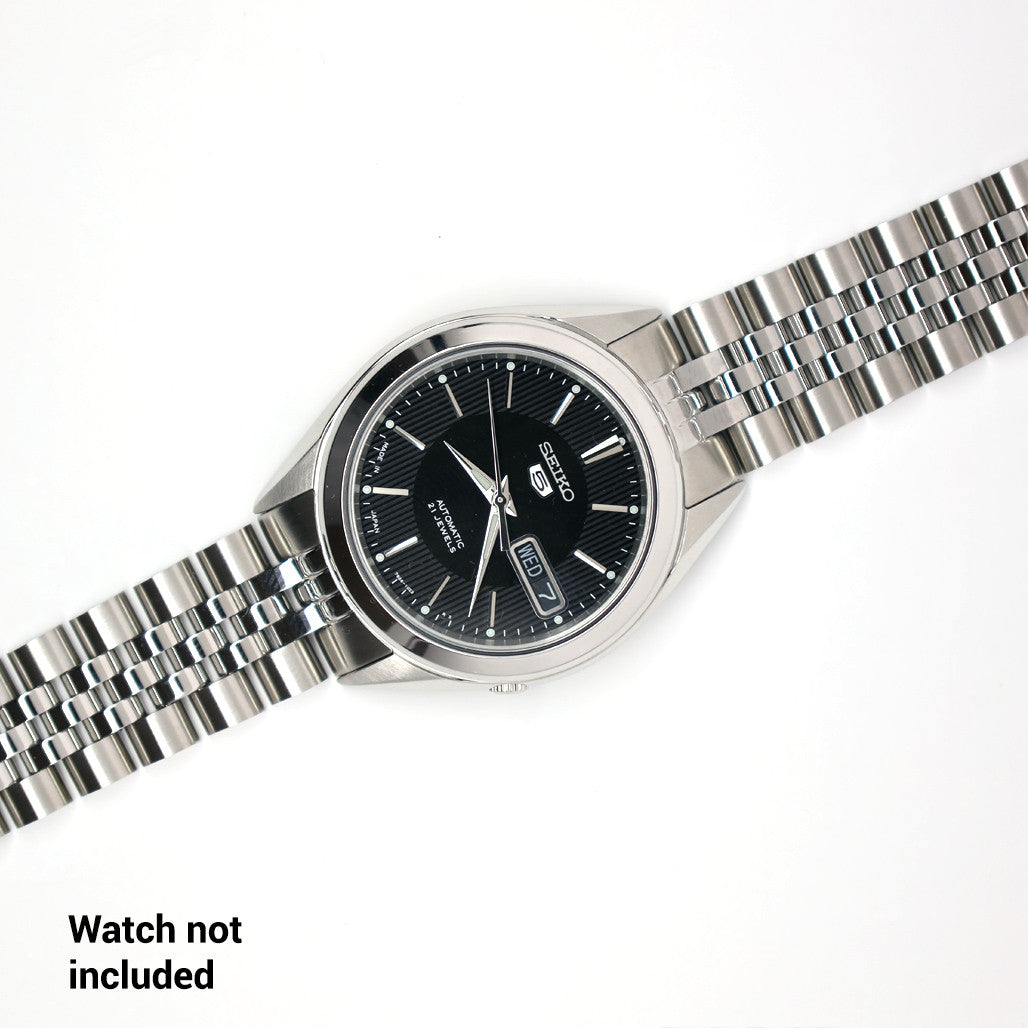 Islander 18mm Brushed and Polished Solid-Link Bracelet for Seiko