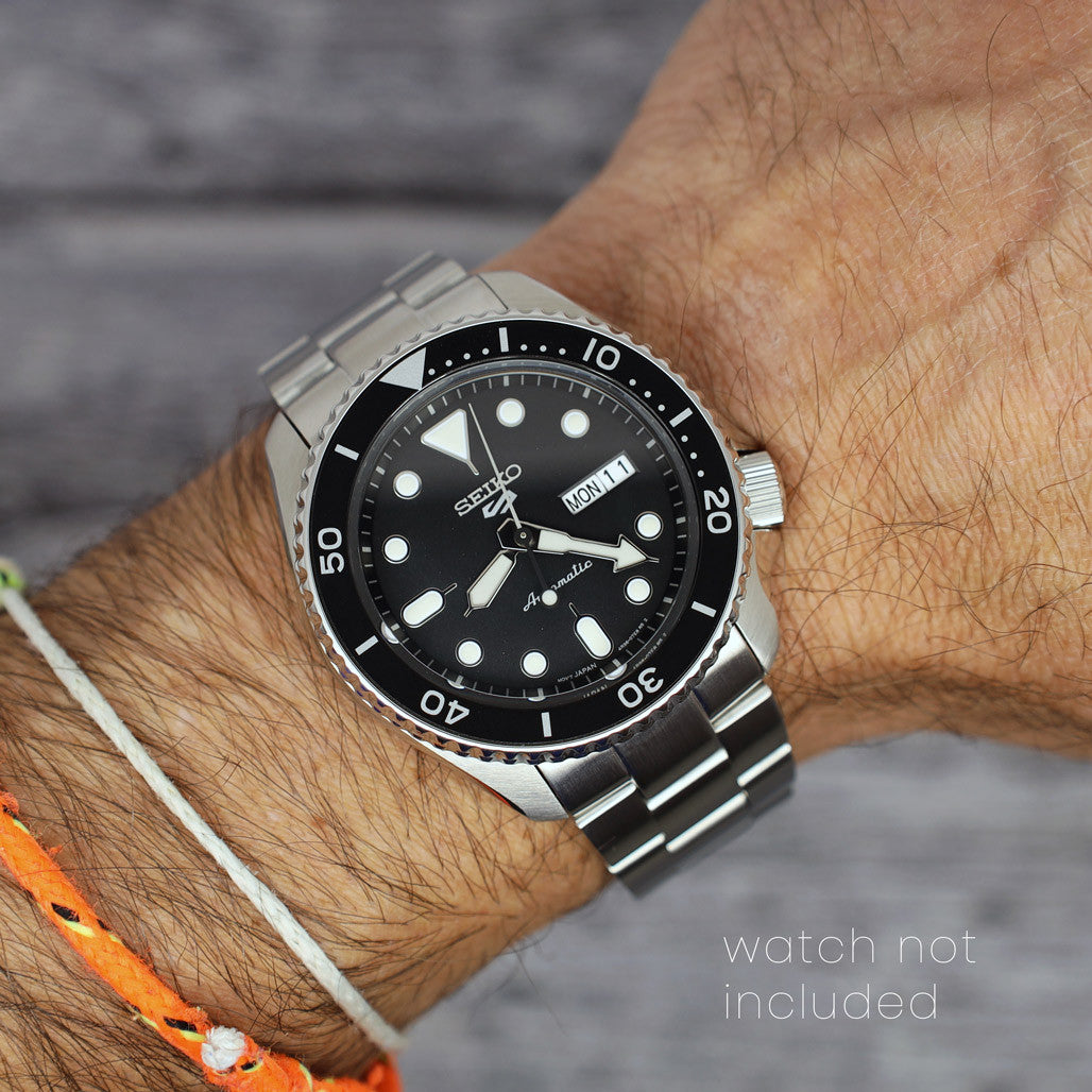 Islander 22mm Brushed Link Watch Bracelet for Seiko 5KX Models