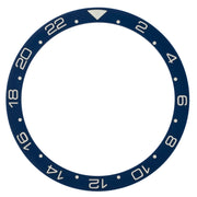 Dark Blue 24 hour GMT Ceramic Luminous Bezel Insert for SKX007 #C47