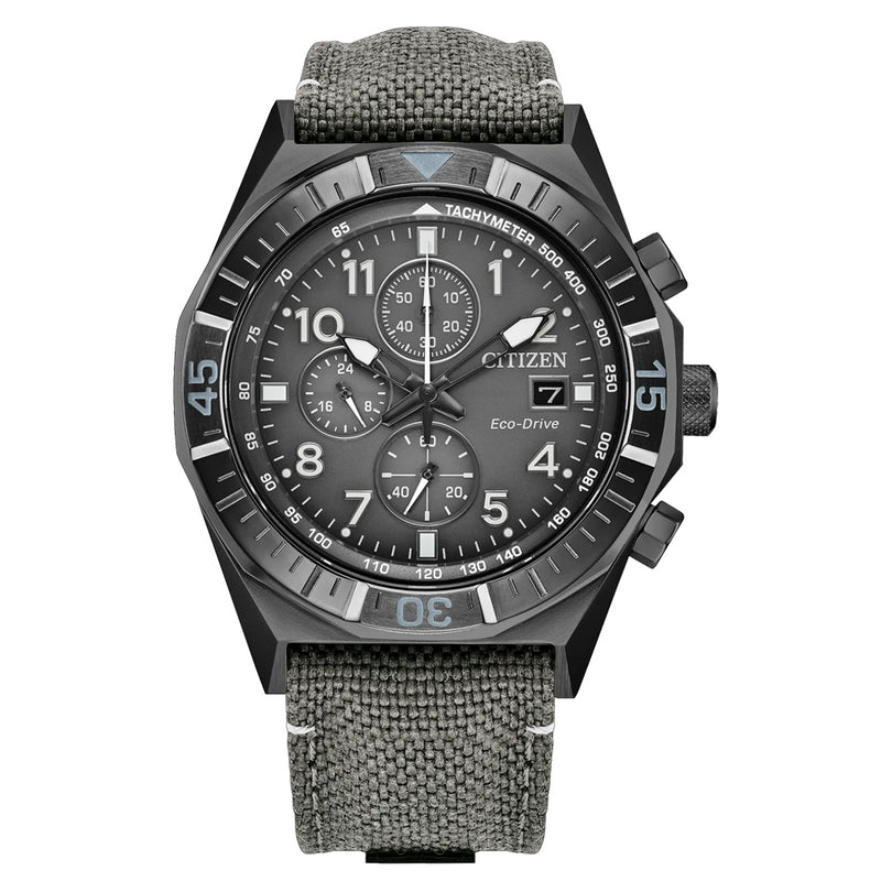 Citizen Eco-Drive Nighthawk Chronograph #CA0897-04H