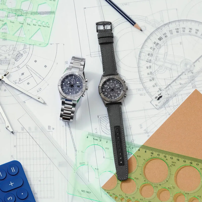 Citizen Eco-Drive Nighthawk Chronograph #CA0897-04H
