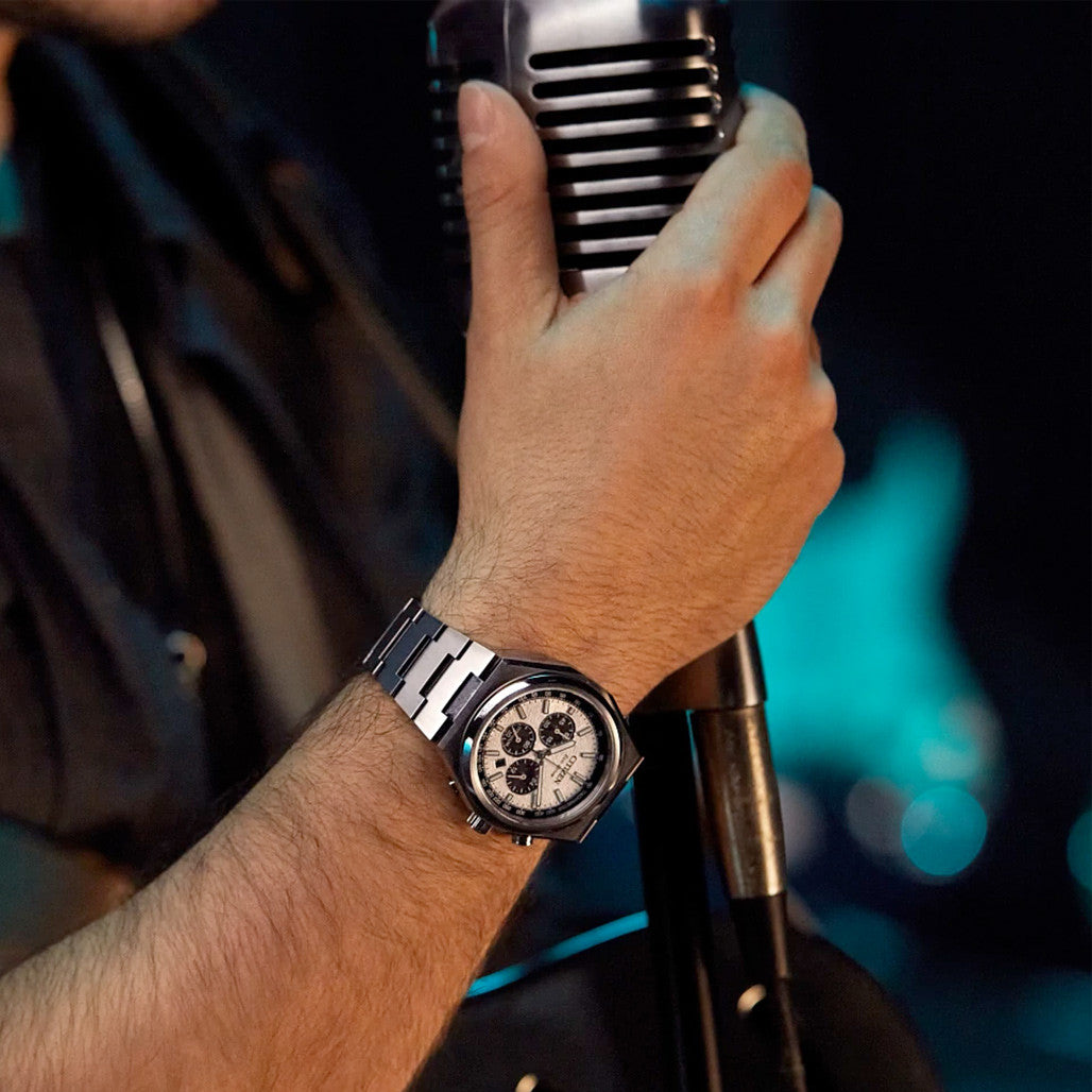 Citizen Zenshin Super Titanium Chronograph with Silver Dial
