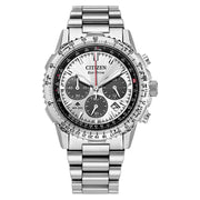 Citizen Promaster Navihawk Chronograph with Silver Dial #CA4660-61A