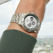 Citizen Promaster Navihawk Chronograph with Silver Dial #CA4660-61A
