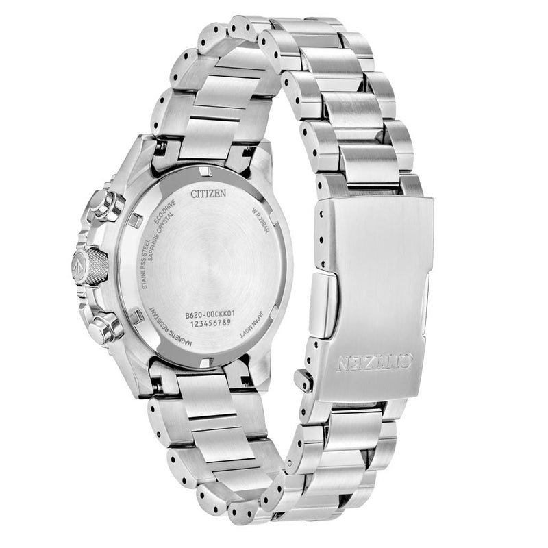 Citizen Promaster Navihawk Chronograph with Silver Dial #CA4660-61A