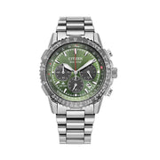 Citizen Promaster Navihawk Chronograph with Green Dial #CA4664-60W