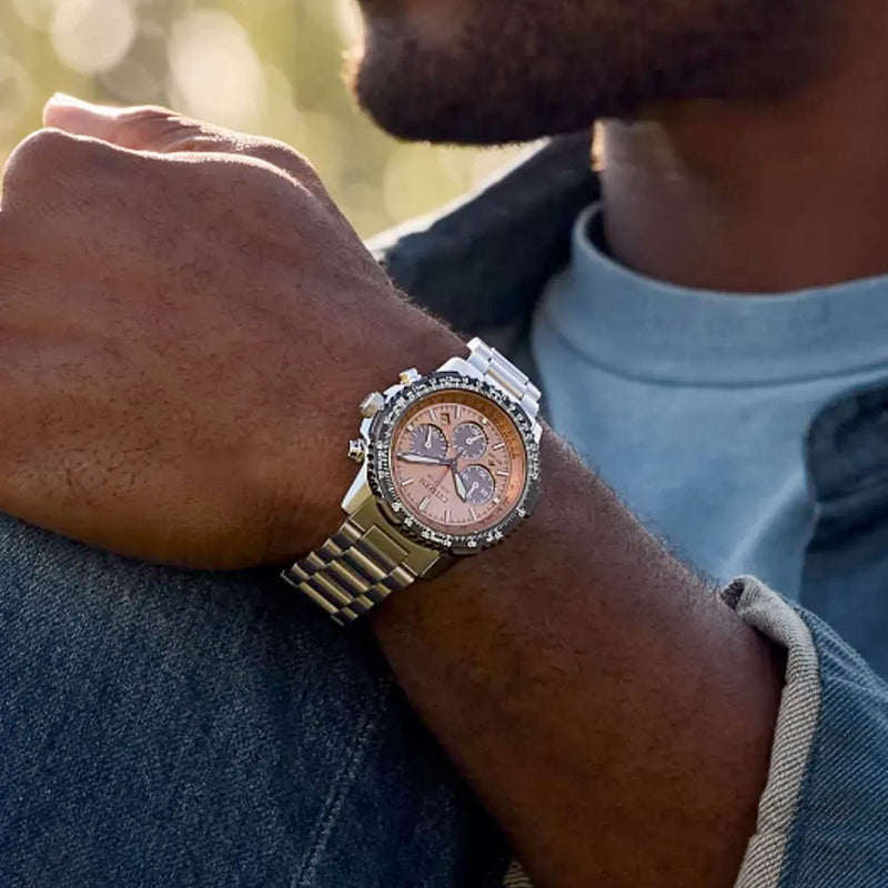 Citizen Promaster Navihawk Chronograph with Copper Dial #CA4664-60X