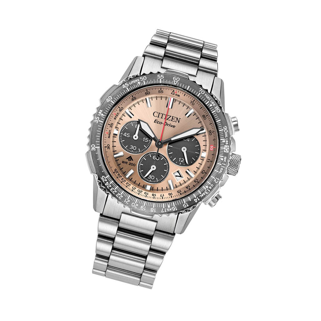 ピズリー Citizen Promaster Navihawk Chronograph with Copper Dial #CA4664