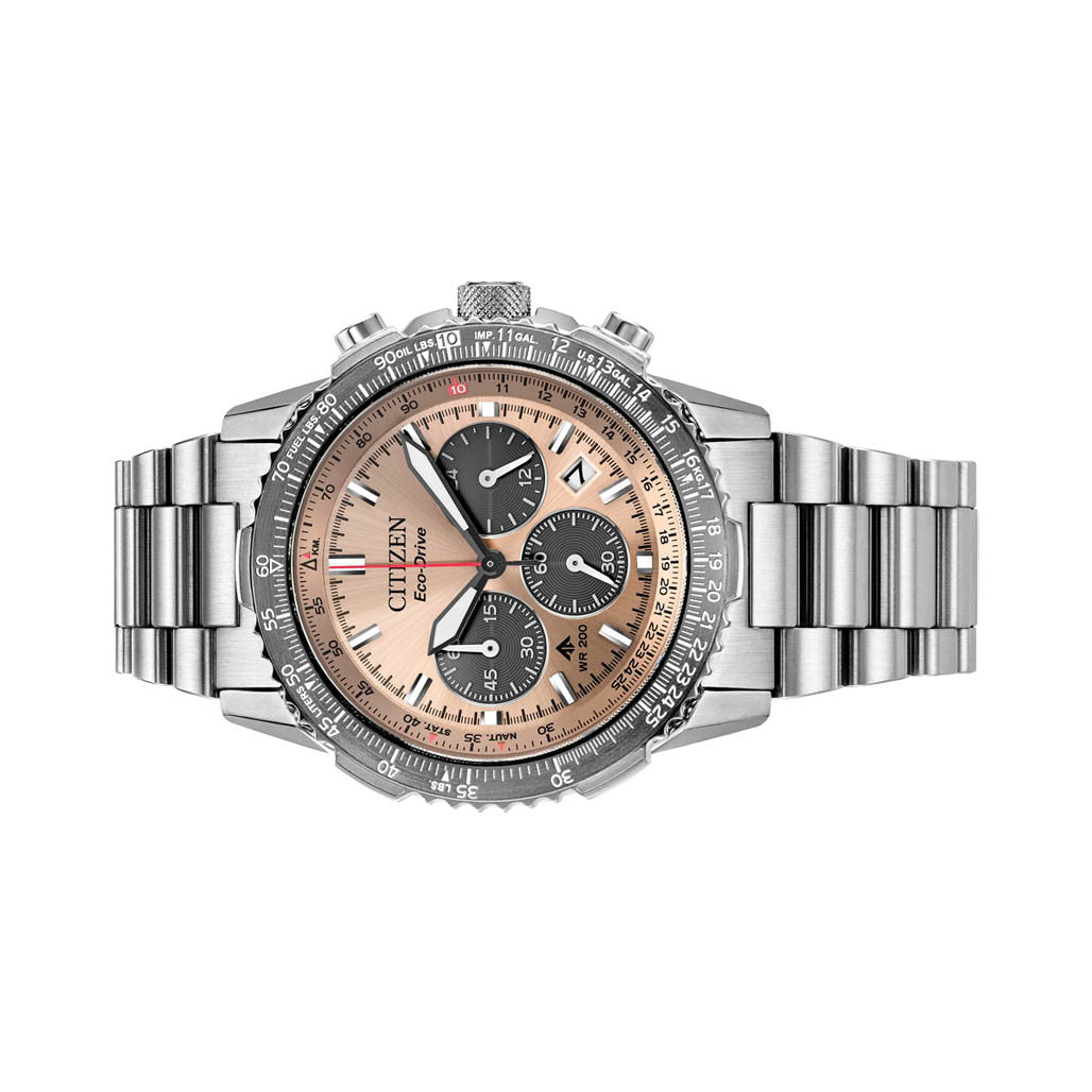 Citizen Promaster Navihawk Chronograph with Copper Dial #CA4664