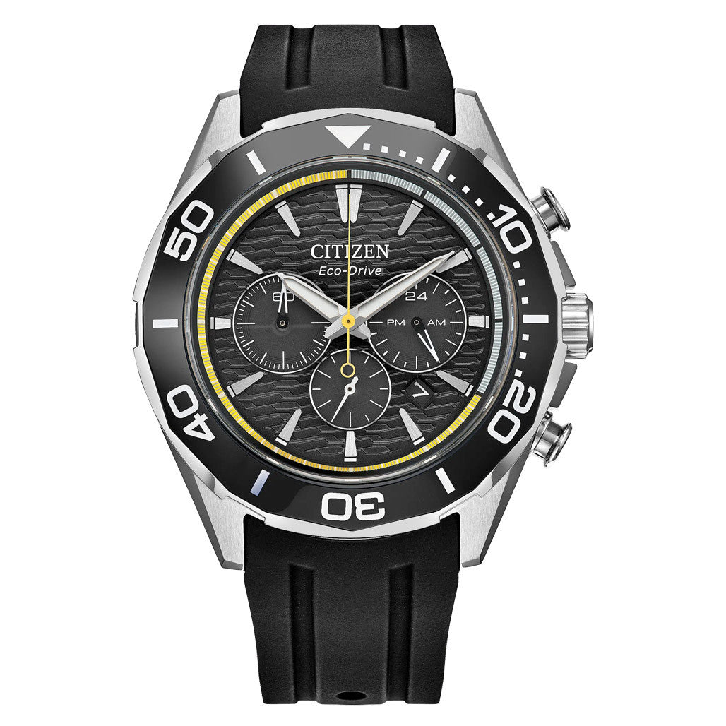 Citizen Endeavor Eco-Drive Chronograph with Black Dial #CA4730-08E