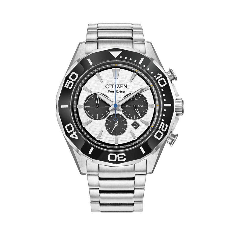 Citizen Endeavor Eco-Drive Chronograph with White Dial #CA4730-59A