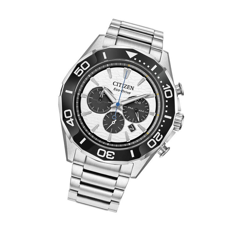 Citizen Endeavor Eco-Drive Chronograph with White Dial #CA4730-59A